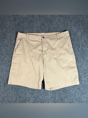 Lululemon Commission Shorts Classic 9" Beige Brown LM7AAASE4 Men's Size 38